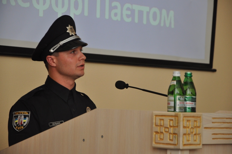 Очільник нової патрульної поліції Харкова Євген Мельник: 