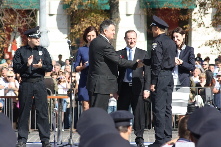 Міністр внутрішніх справ України Арсен Аваков: Я впевнений, що в Харкові буде найкраща патрульна поліція