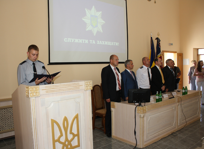 У ХНУВС відбулися урочистості з нагоди  приведення до Присяги працівника поліції слухачів курсів первинної професійної підготовки працівників кіберполіції