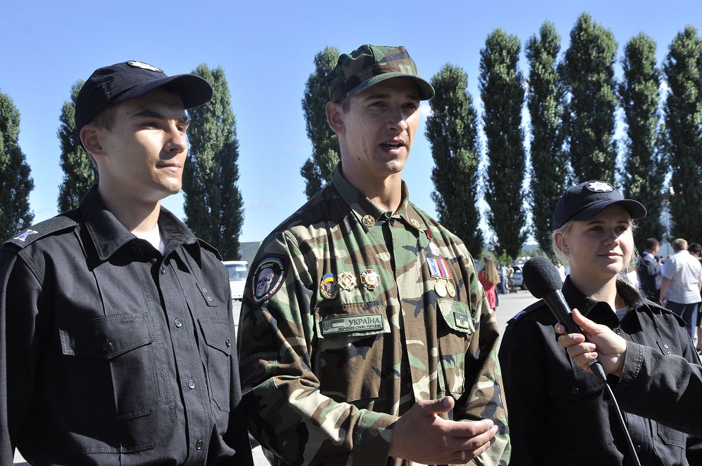 Олександр Сергеєв – голова Харківської обласної громадської організації «Спілка ветеранів АТО»: «Дивлячись на вас, я бачу, що наші дії були не марні. Служіть і захищайте!» (ВІДЕО)