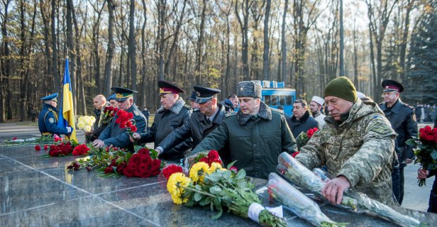 Ректор університету взяв участь у пам’ятному заході з нагоди 72-ї річниці визволення України від фашистських загарбників