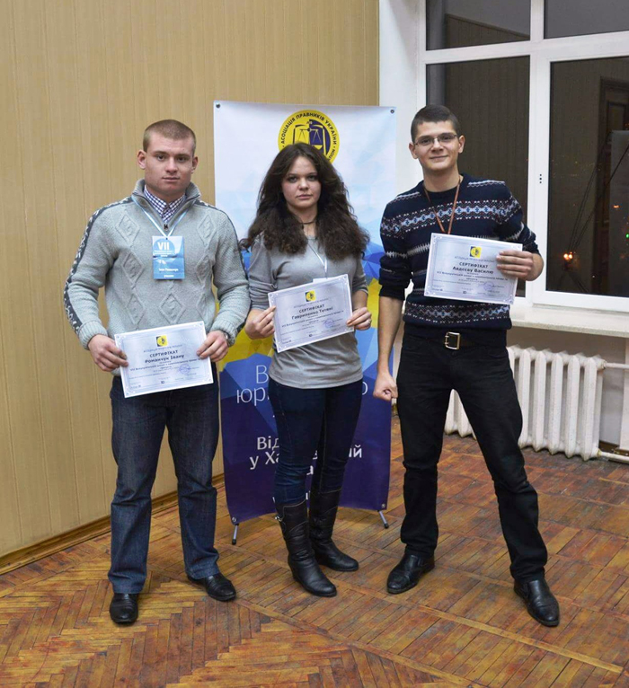 Члени наукового гуртка кафедри кримінального права і кримінології взяли участь у Всеукраїнській школі з кримінального права та процесу