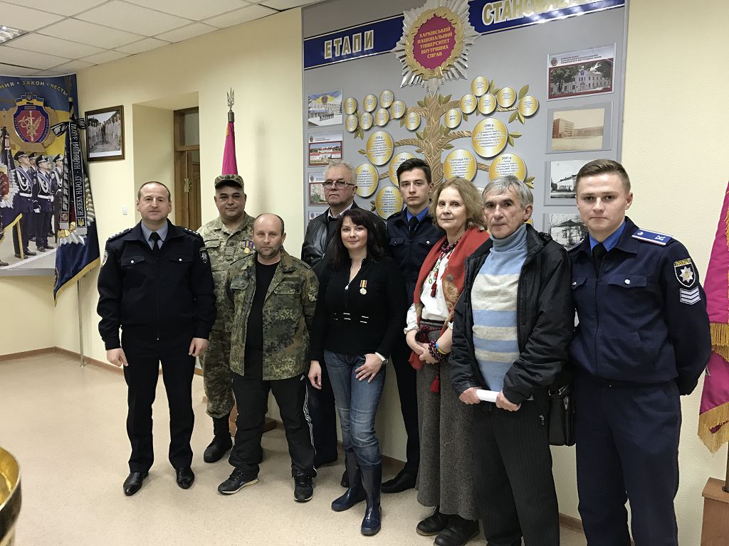 Зустріч курсантів факультету № 1 з представниками волонтерського руху м. Харків та учасниками АТО