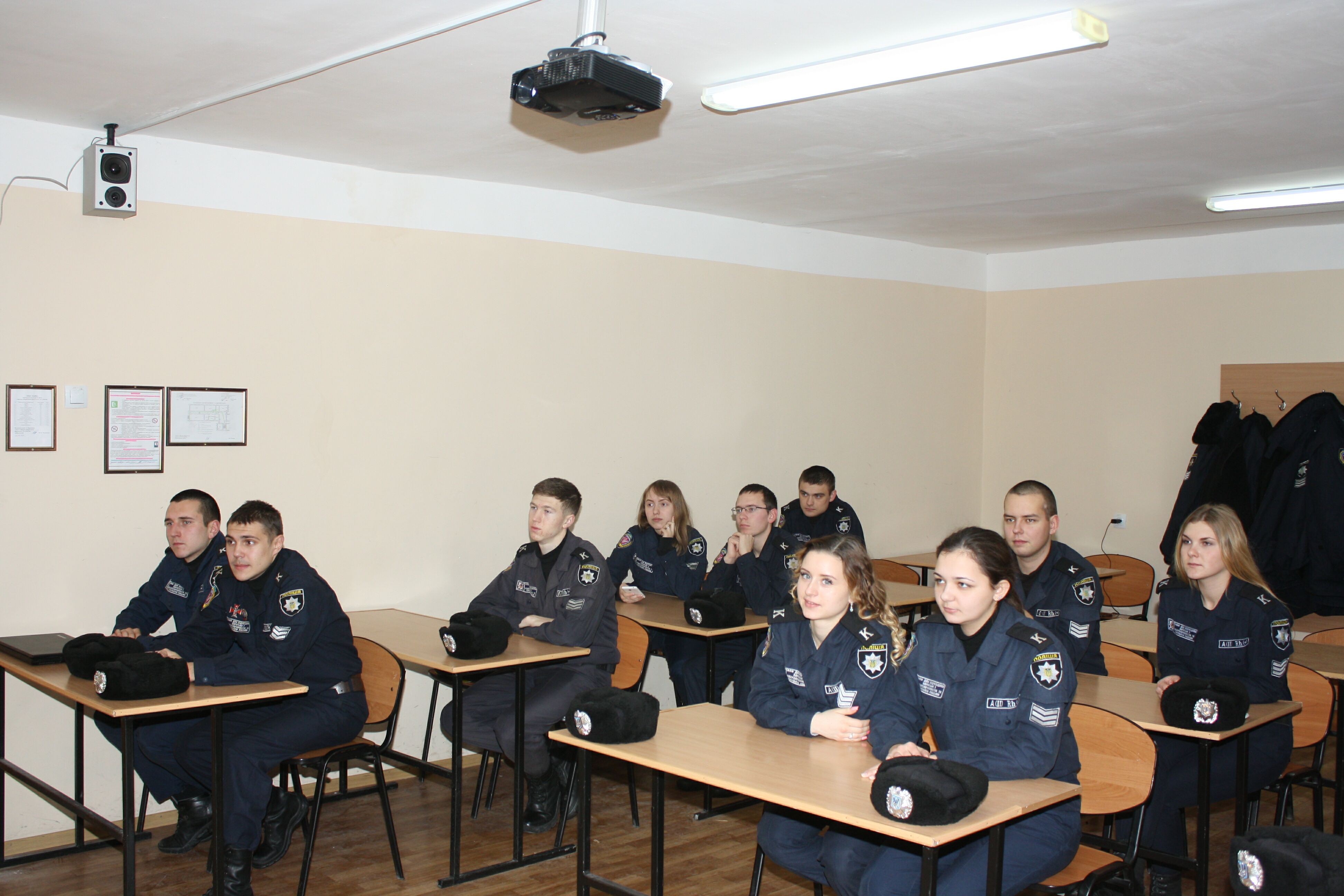 Спілкування курсантів з учасником АТО