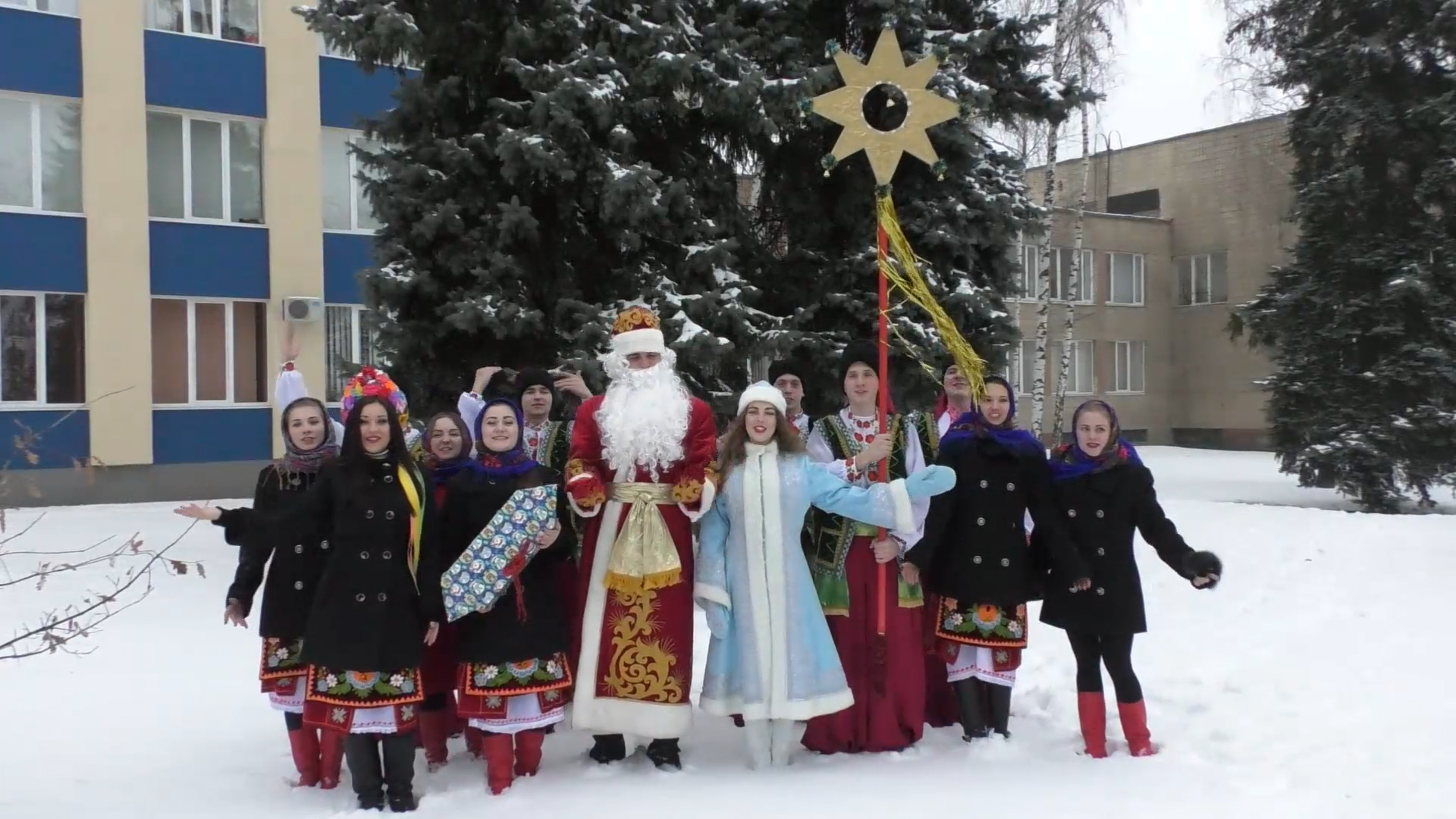 Новорічні привітання від курсантів та студентів ХНУВС
