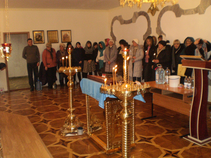 Урочисте освячення води в Університетському Храмі