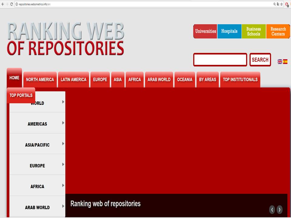 Репозиторій ХНУВС вперше увійшов до міжнародного рейтингу репозиторіїв «Ranking Web of Repositories» від Webometrics