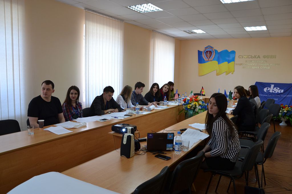 На базі Сумської філії ХНУВС пройшов Національний з’їзд президентів ELSA