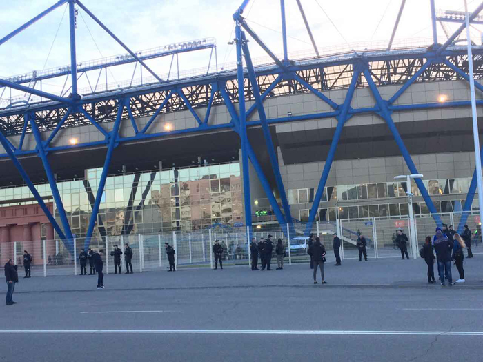 Представники університету забезпечували публічну безпеку під час футбольного матчу