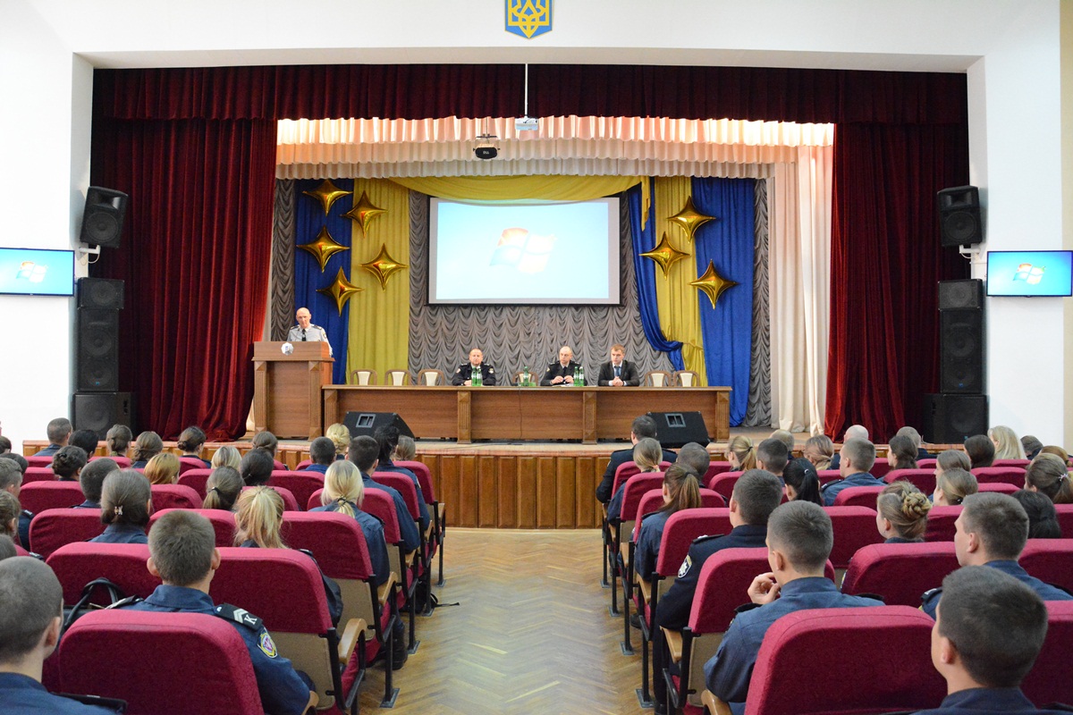 Ректор університету провів зустріч з курсантами факультету № 1