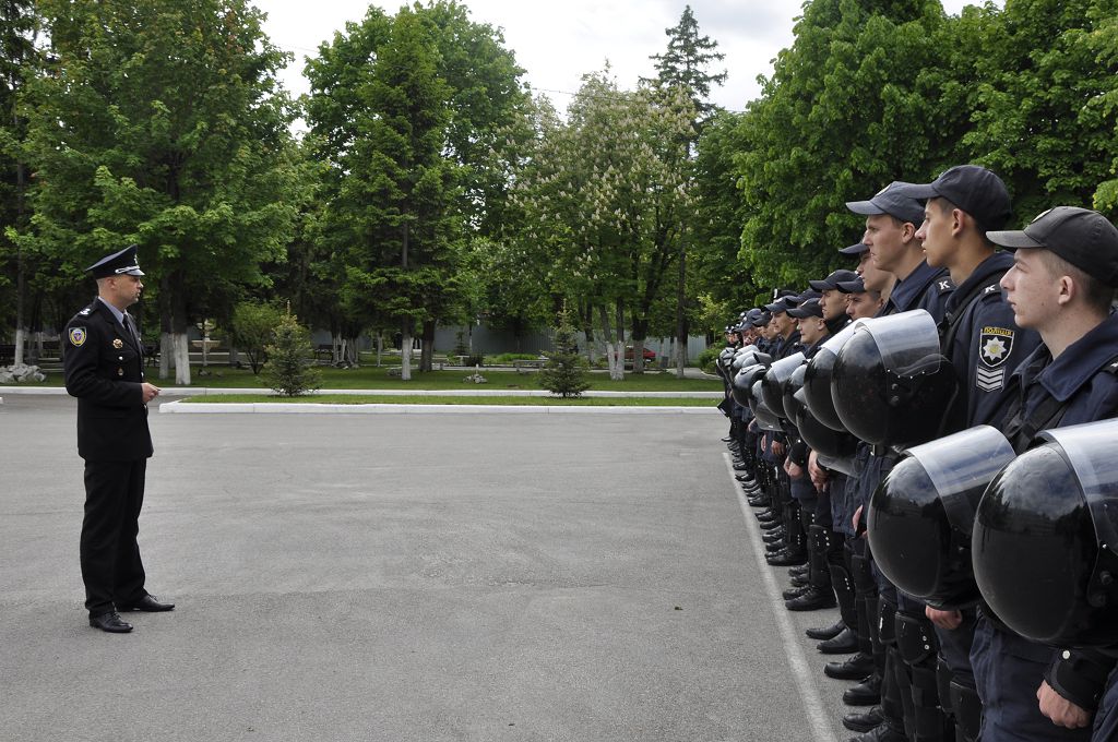Особовий склад університету заступає на несення служби під час проведення футбольного матчу