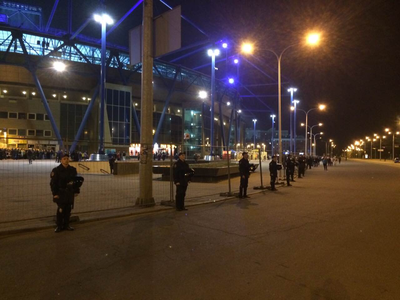 Несення служби під час проведення футбольного матчу