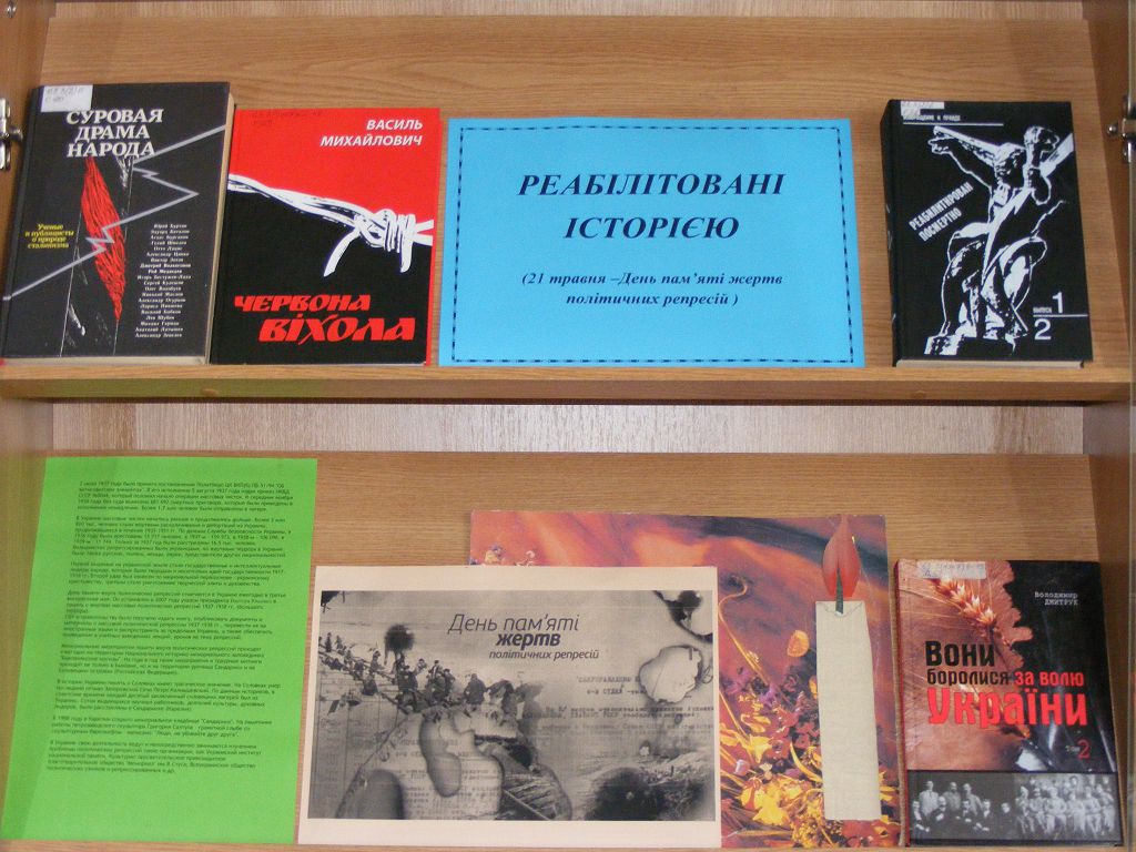 До Дня пам’яті жертв політичних репресій