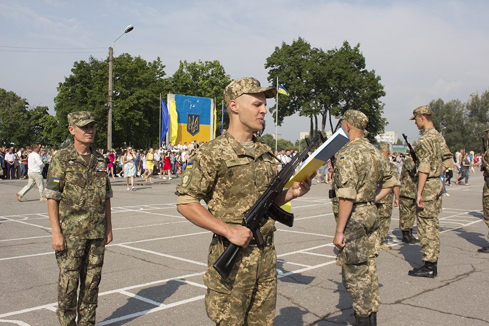 Випускники кафедри військової підготовки університету склали Військову Присягу на вірність Українському народу