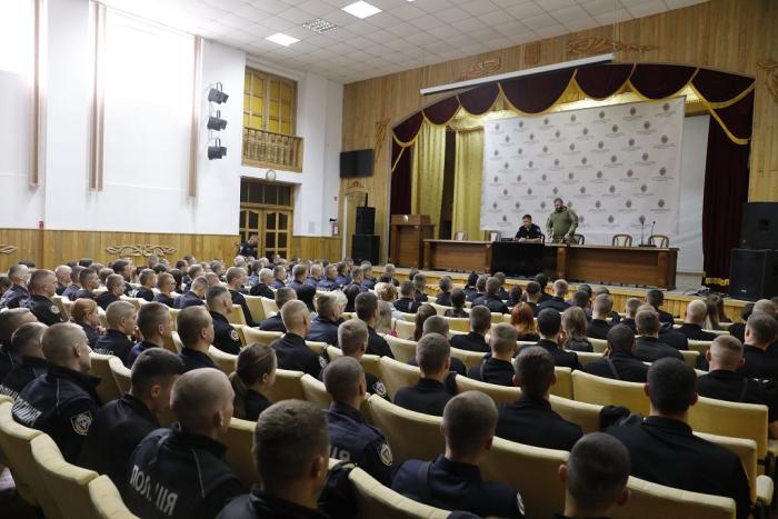 Зустріч курсантів із військовим медиком