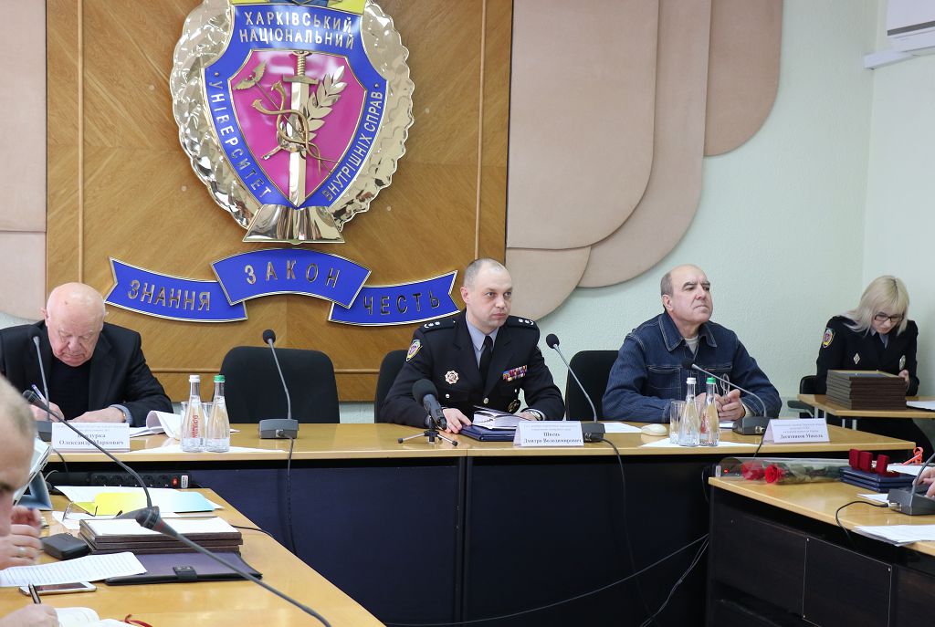 Проведено спільне засідання ректорату університету та правління ХОО НСЖУ