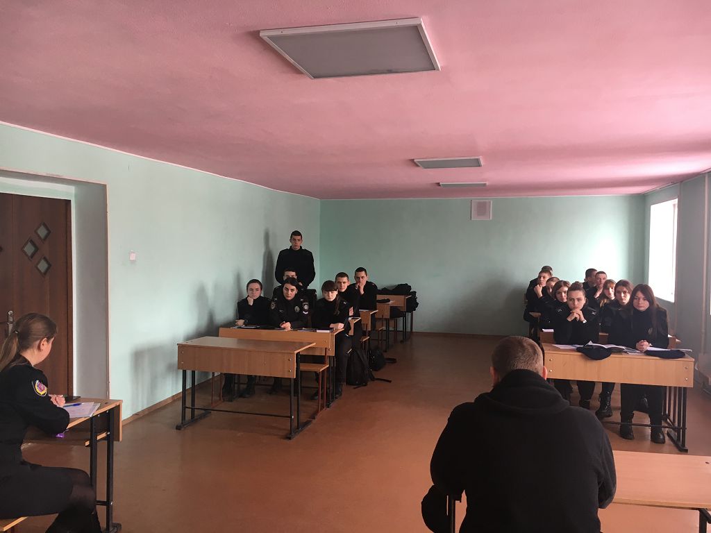 Зустріч курсантів з представниками практичних підрозділів Національної поліції
