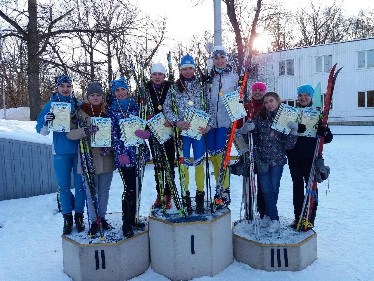 У лижних перегонах «Спорт протягом життя» команда університету виборола срібло