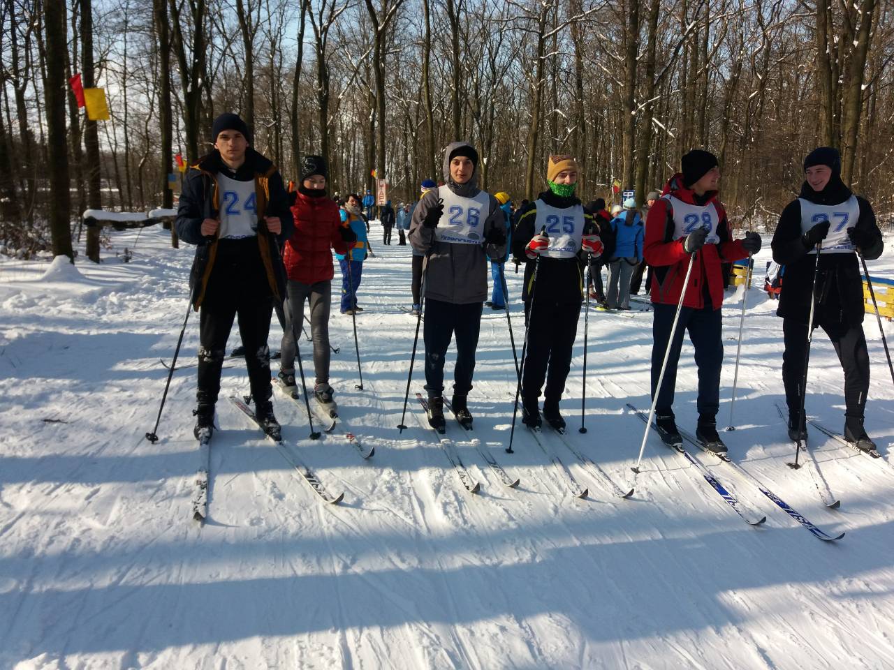 Студенти Сумської філії стали призерами лижних перегонів