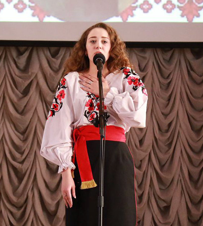 ХНУВС у другому етапі Шевченківських читань представляє курсант факультету № 2 Оксана Коляда