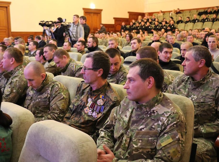 Ректор, працівники та курсанти університету взяли участь в урочистих заходах з нагоди Дня українського добровольця