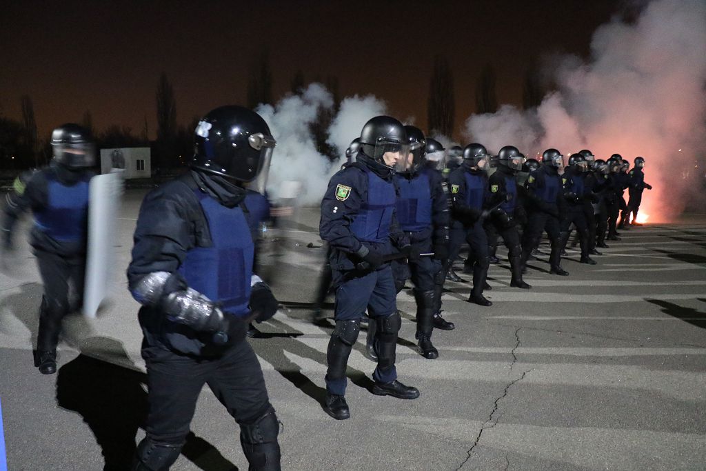 В університеті відбулися навчання з протидії масовим заворушенням