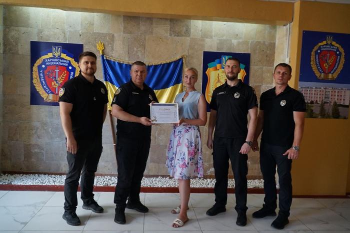 Подяка ХНУВС від ГО «Ратуша»