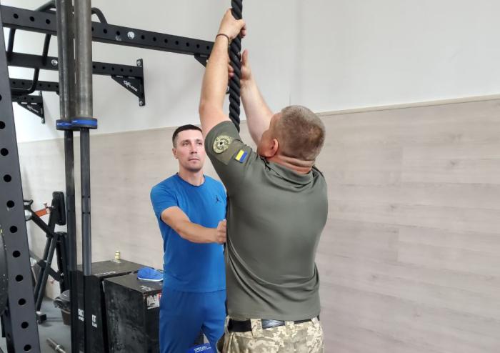 Тренування ветеранів війни на базі ХНУВС