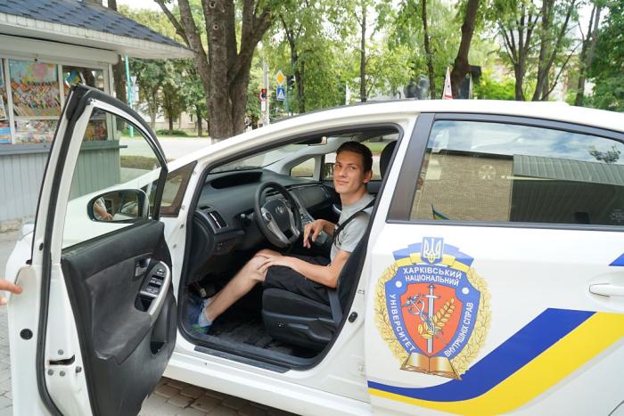 Слухач Автошколи ХНУВС Віталій Хащовий: «Упевнений, що незабаром отримаю омріяні права»