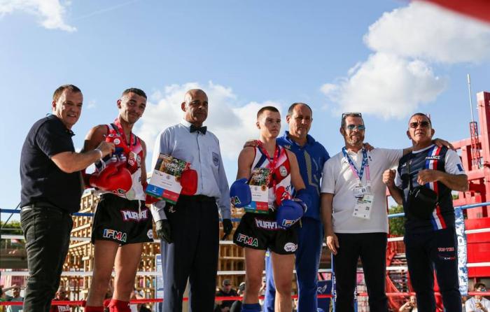 Курсант ХНУВС Дмитро Шелесько виступив на Олімпіаді – 2024 в Парижі у показових поєдинках з таїландського боксу Муей-Тай