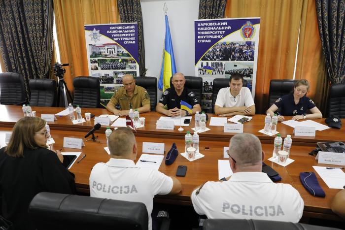 ХНУВС з робочим візитом відвідала делегація представників Державної поліції Латвійської Республіки