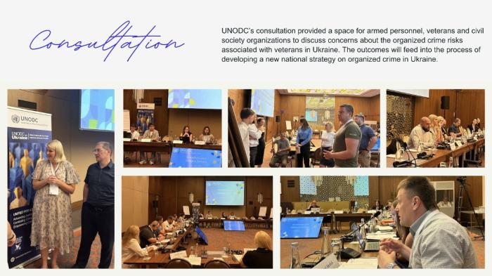 ХНУВС взяв участь у серії консультацій UNODC: Оцінка ризиків організованої злочинності, пов’язаних із ветеранами в Україні