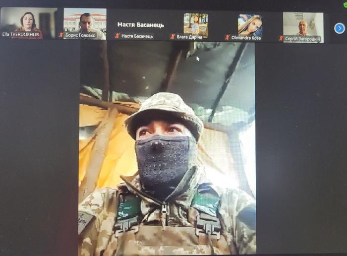 Зустріч студентів університету із військовими