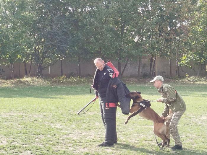 Курсантів ознайомили з особливостями використання службових собак