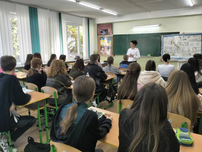 Khmelnytskyi lyceum students told about studying at Kharkiv Police University
