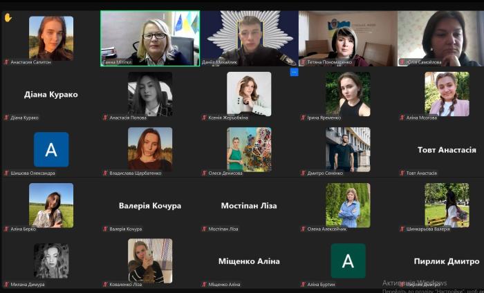 Виховна година за участі інспектора сектору ювенальної превенції