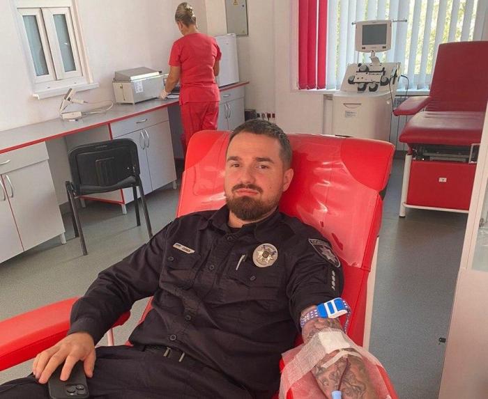 Поліцейські здали кров та її компоненти для потреб ЗСУ та мирних громадян