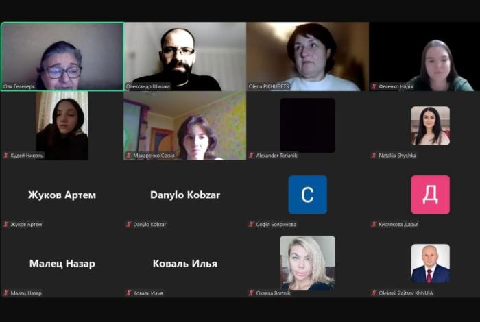 Online career guidance meeting