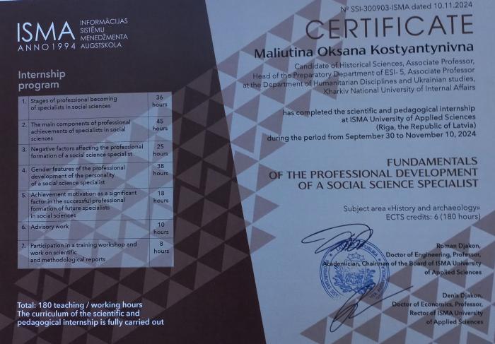 Міжнародне стажування онлайн