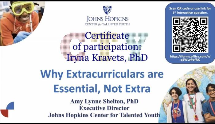 Робота з обдарованою молоддю 