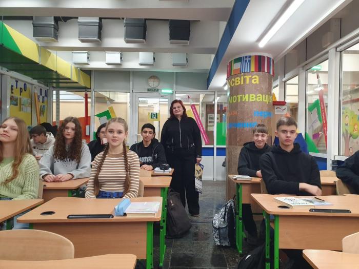 Зустріч з учнями метрошколи