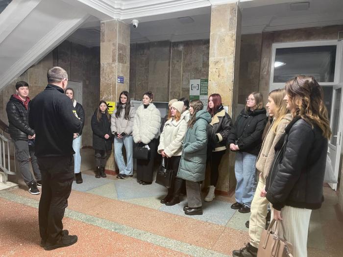 Студенти відвідали Камʼянець-Подільський РУП ГУНП в Хмельницькій області