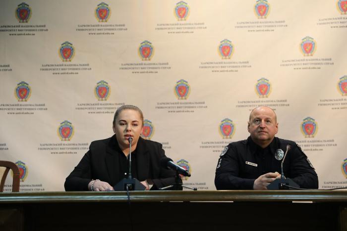 Meeting of the officer-psychologist Lilia TOVSTOP’IAT with the cadets and employees of Kharkiv National University of Internal Affairs: “In unity is our strength, courage and ability to defeat the enemy”