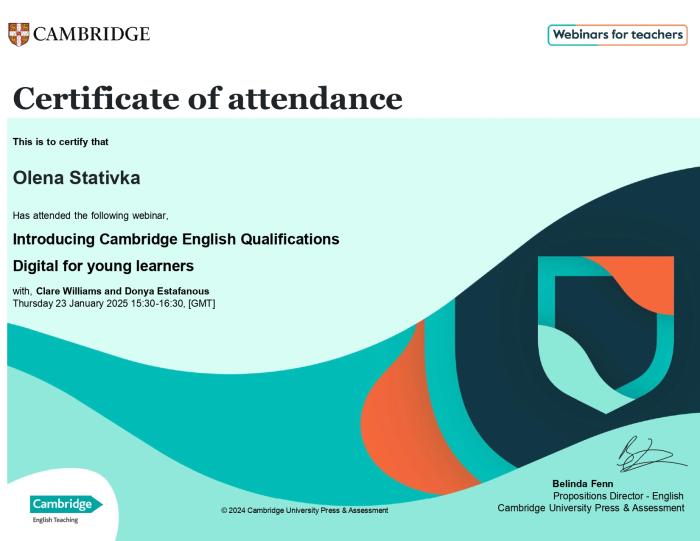 Цифрові практичні тести – мотиваційний спосіб вивчення англійської