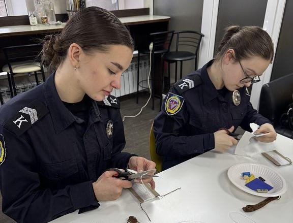 Курсанти взяли участь у майстер-класі «Янголи памʼяті»