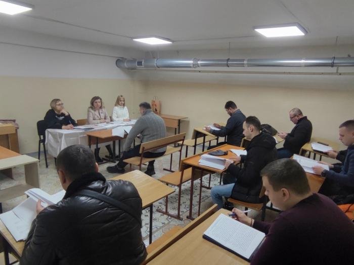 Defense of theses of master's students of the ERI No. 5