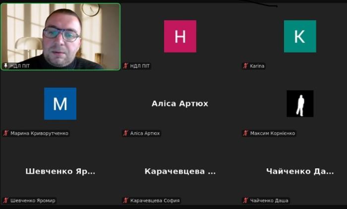 Online meeting with future applicants