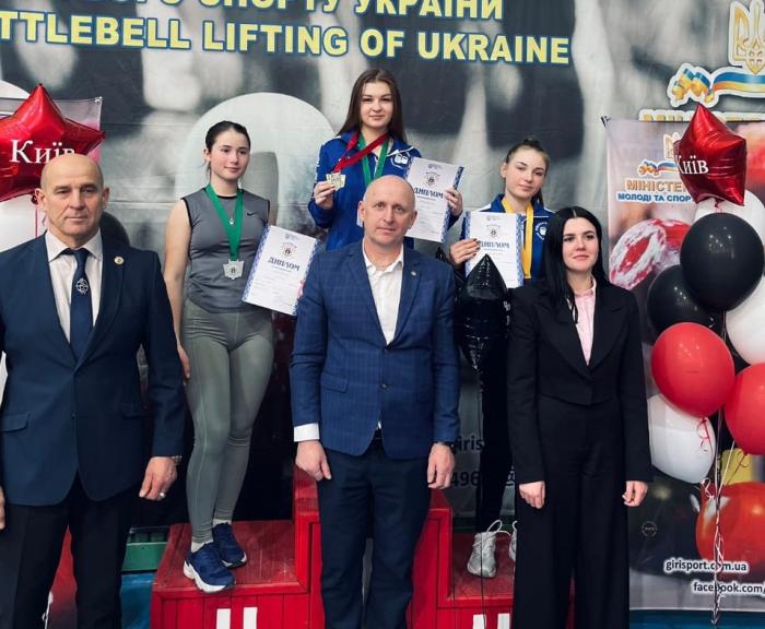 Курсантка Ярослава КРЕМЕЛЬ – чемпіонка України з гирьового спорту