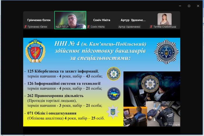Профорієнтаційна онлайн-зустріч з учнями ЗЗСО Харківської області