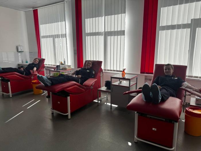 Курсанти ХНУВС здали кров для поранених військових